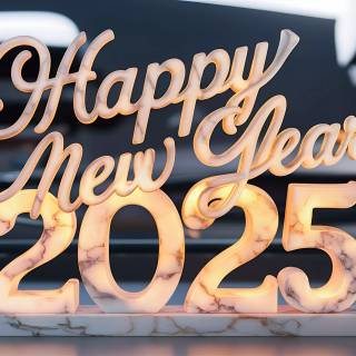 New Year 2025 aesthetic wallpaper