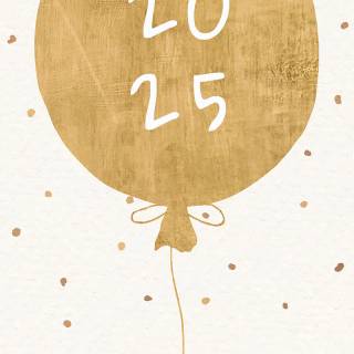 New Year 2025 aesthetic wallpaper