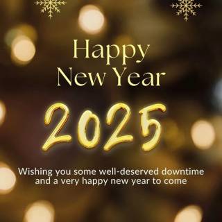 Happy 2025 New Year wallpaper