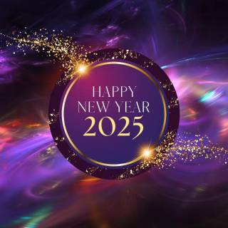 Happy 2025 New Year wallpaper