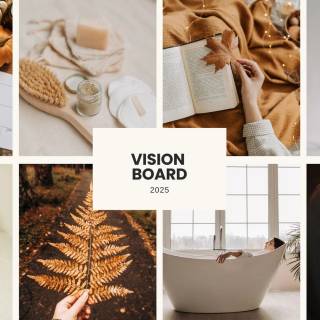 2025 vision board wallpaper