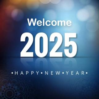 Welcome 2025 wallpaper