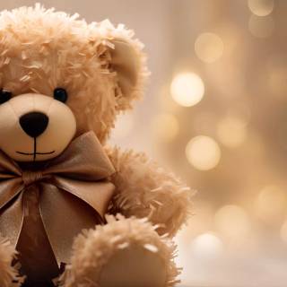 Aesthetic bear desktop wallpaper