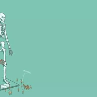 Skeleton wallpaper