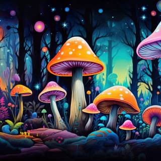 Mushroom wallpaper