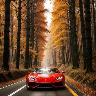 Red Lamborghini mobile wallpaper