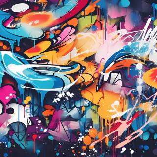Graffiti tag wallpaper