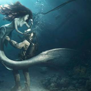 Mermaids 4k wallpaper