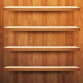Shelf wallpaper