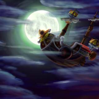 Thousand Sunny 4k wallpaper