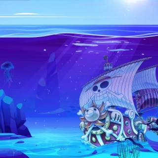 Thousand Sunny 4k wallpaper