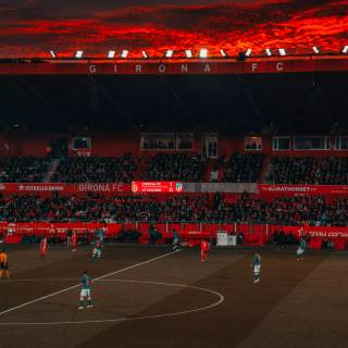 Soccer stadium 4k wallpaper