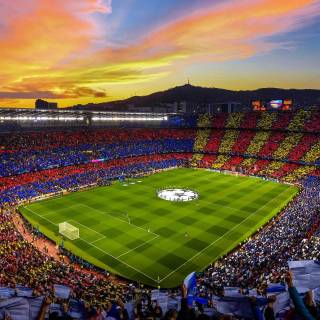 Soccer stadium 4k wallpaper