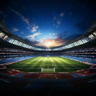 Soccer stadium 4k wallpaper