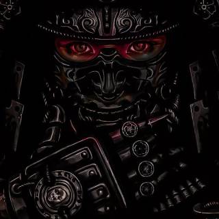 Dark samurai phone wallpaper