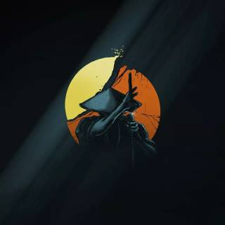 Dark samurai phone wallpaper