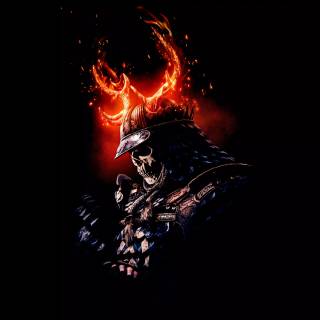 Samurai black 4k wallpaper