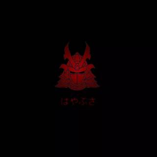Black and red samurai wallpaper