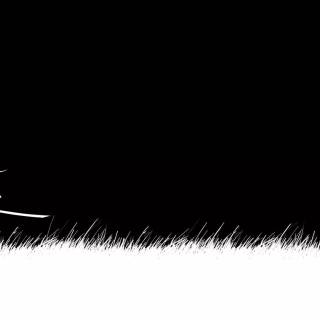 Black white samurai wallpaper