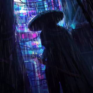 Blue Katana wallpaper