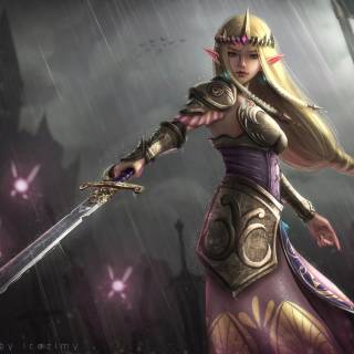 Princess Zelda 4k wallpaper