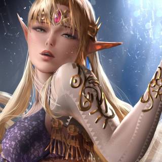 Princess Zelda 4k wallpaper