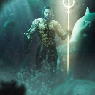 iPhone 14 Aquaman 4k wallpaper