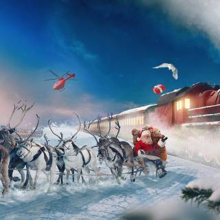 The Polar Express 4k wallpaper