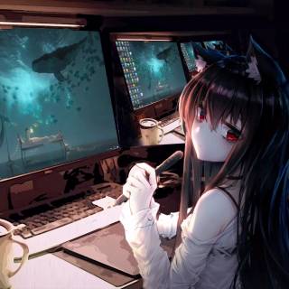 PC 4k girl wallpaper