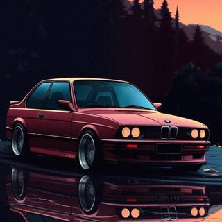 Retro BMW wallpaper