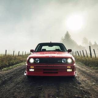 Old BMW 4k wallpaper