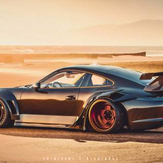 Old Porsche 4k wallpaper