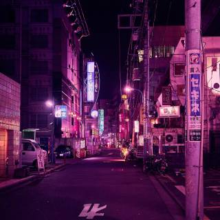 Neon Japan 4k wallpaper