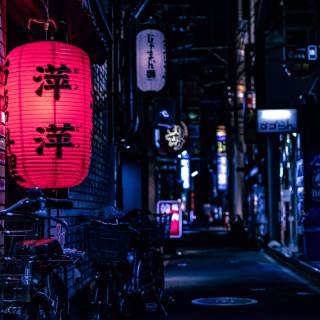 Neon Japan 4k wallpaper