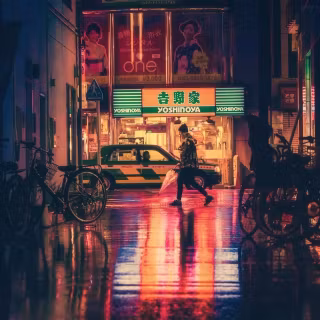 Japan street desktop wallpaper