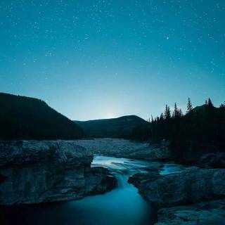 Nature night phone wallpaper