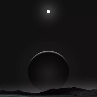 Moon 4k dark wallpaper