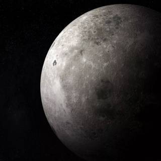 Moon 4k dark wallpaper