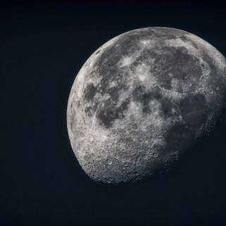 Moon 4k dark wallpaper