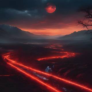 Moon 4k dark wallpaper