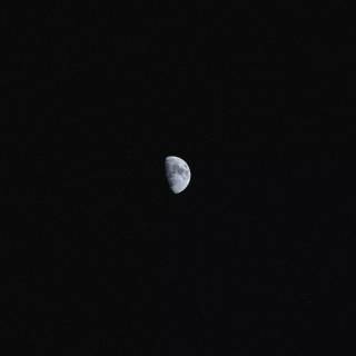 Moon sky 4k wallpaper