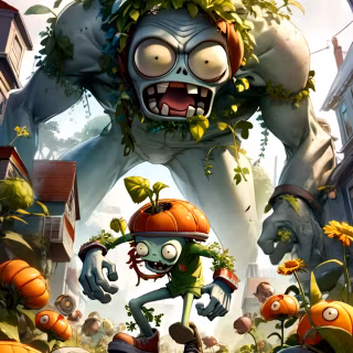Plants vs Zombies iPhone wallpaper