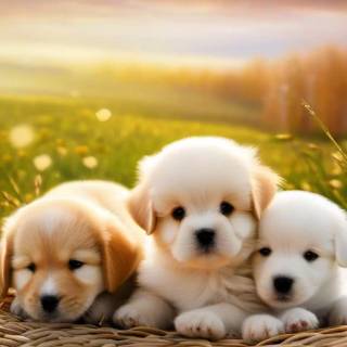 Cute puppy iPhone wallpaper