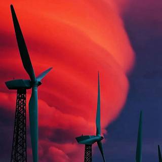 Windmill phone wallpaper