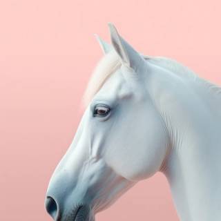 White horse phone wallpaper