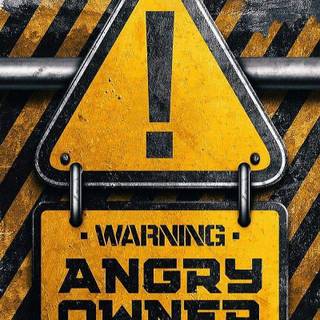 Warning phone wallpaper