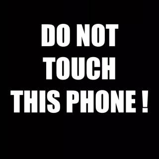 Warning phone wallpaper