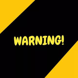 Warning phone wallpaper