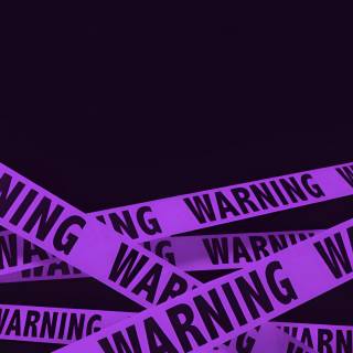 Warning phone wallpaper