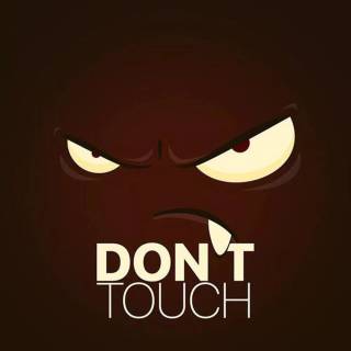 Warning phone wallpaper